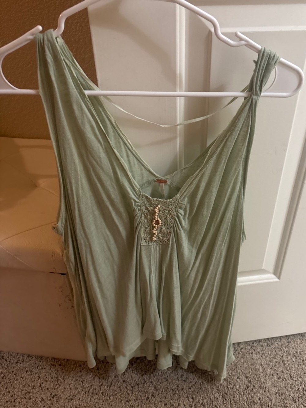 Free people sleeveless blouse, new size small